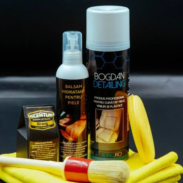 Kit profesional de limpieza y mantenimiento de cuero + perfume